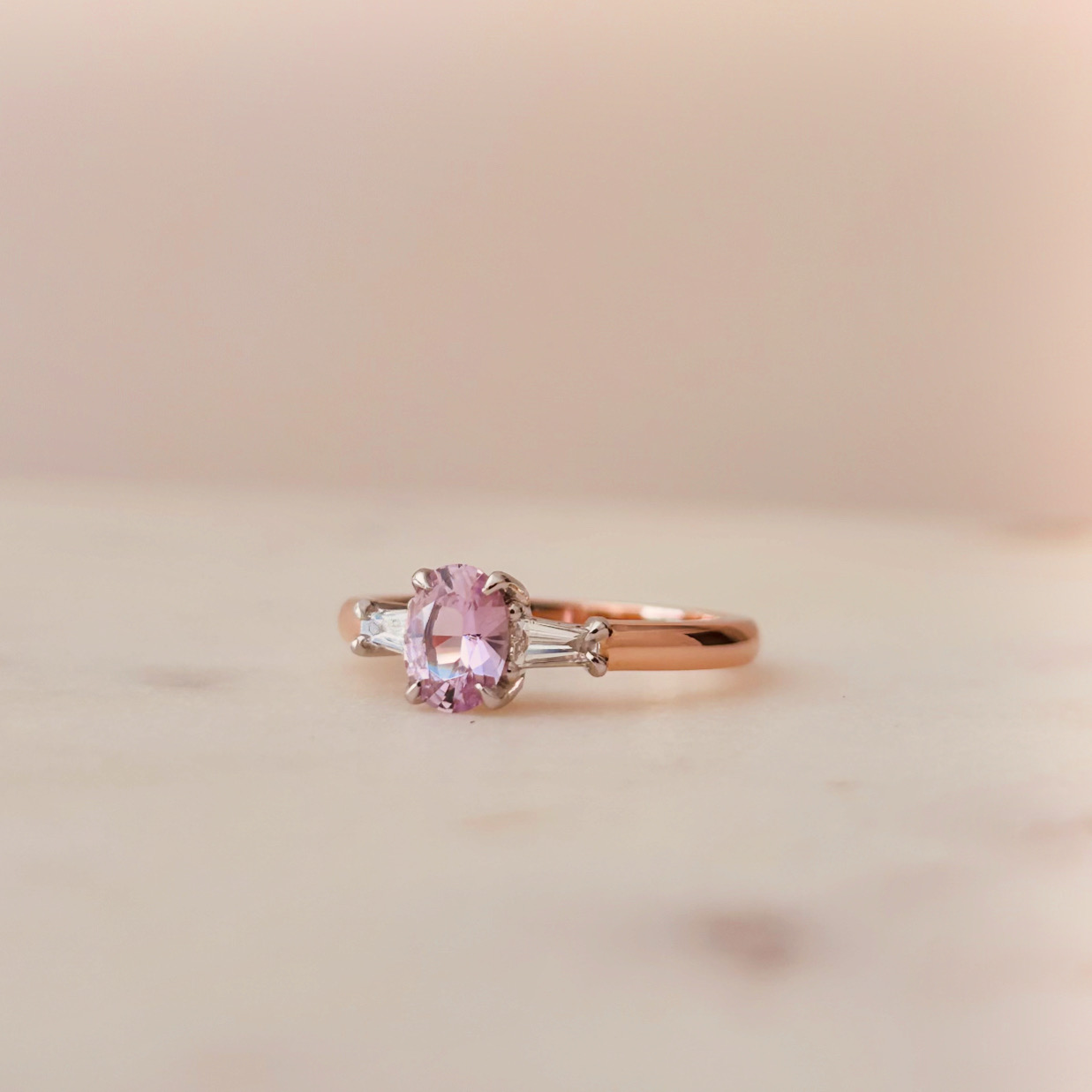 Custom engagement ring